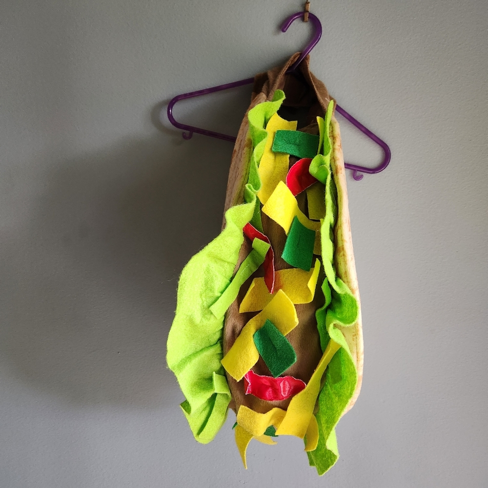 Small Pet Dog Taco Halloween Costume - Picture 3 of 4